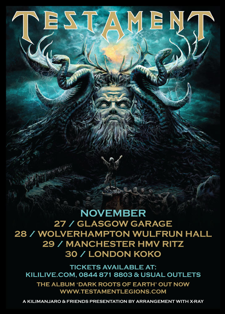 Testament live at HMV Ritz Manchester