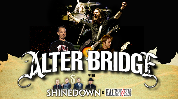 Alter Bridge/Shinedown/Halestorm – Concert review, Manchester 22.10.2013