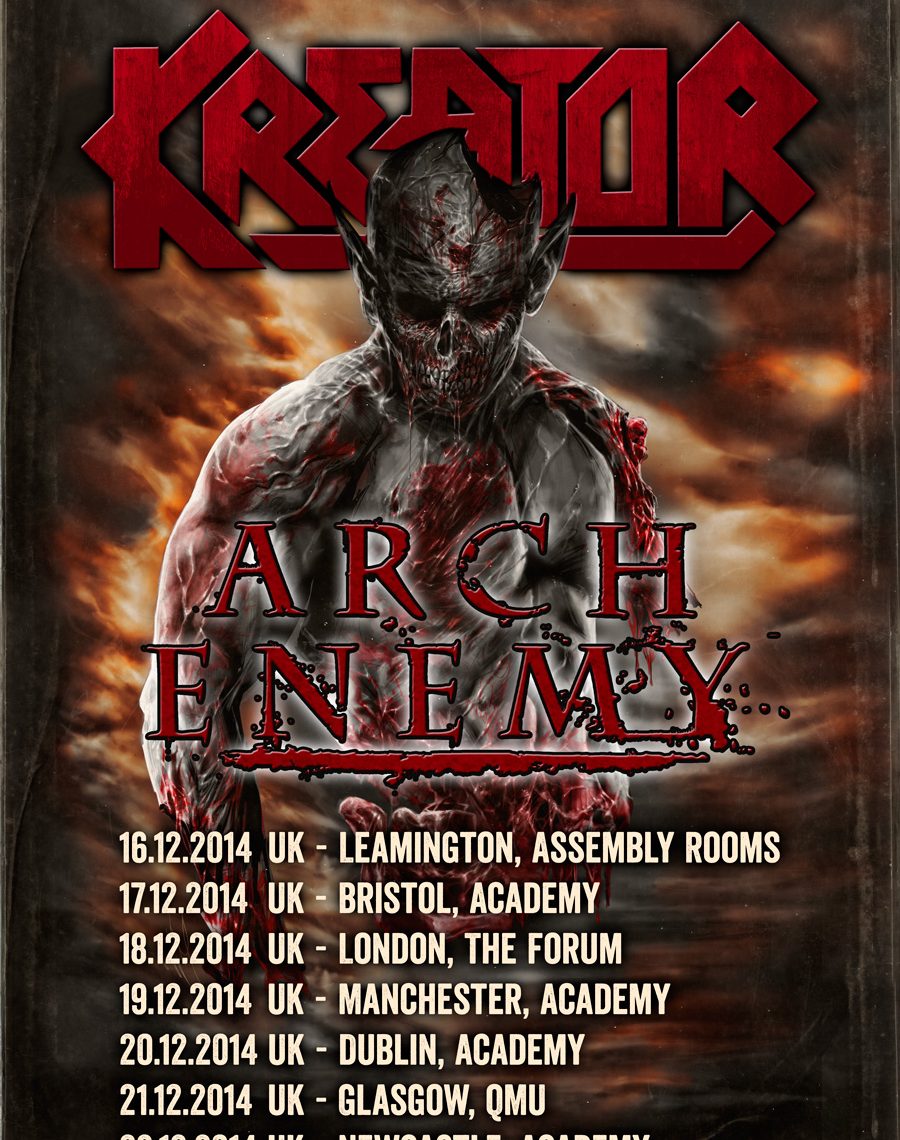 Kreator announce UK 2014 Tour Dates