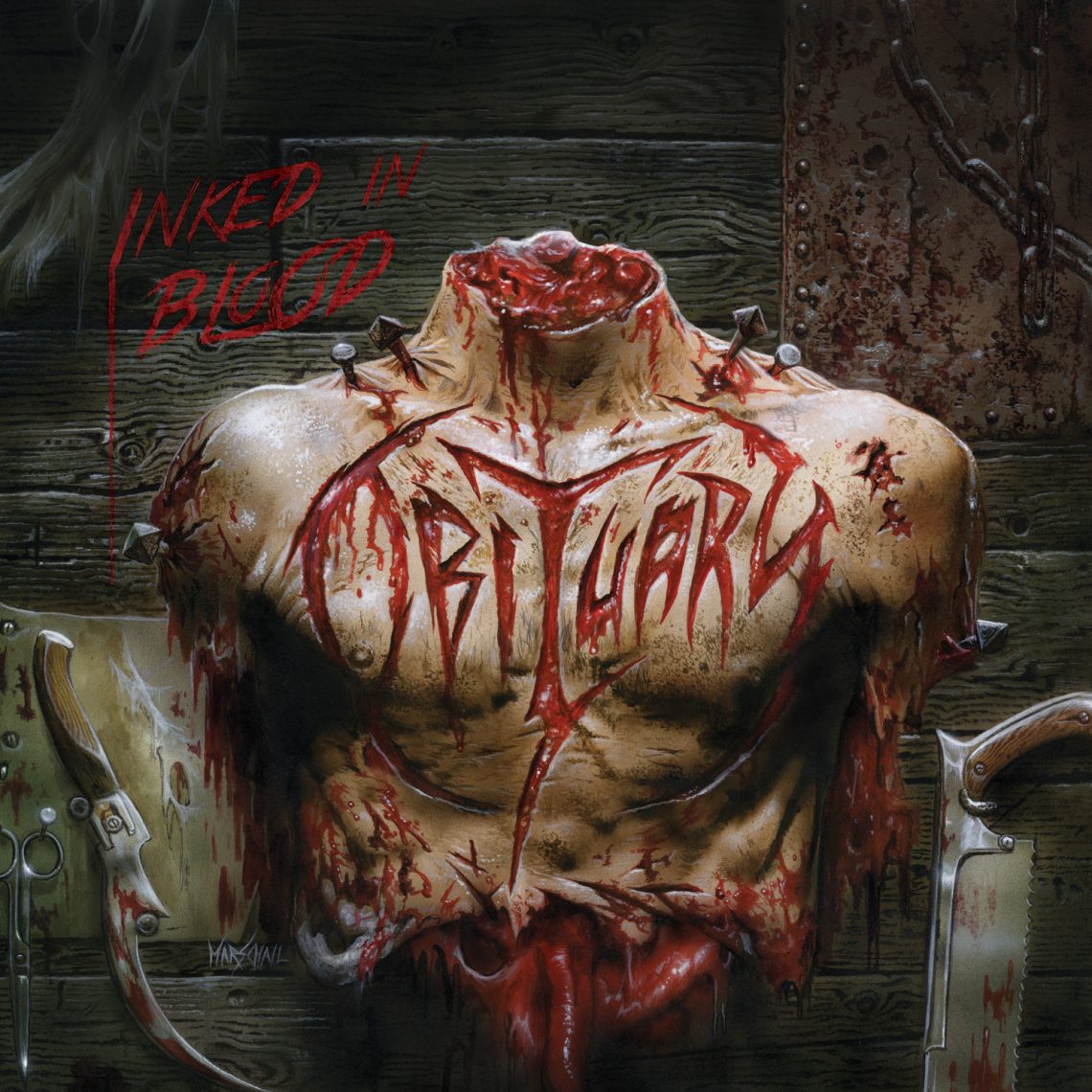 Obituary release album trailer for Inked In Blood