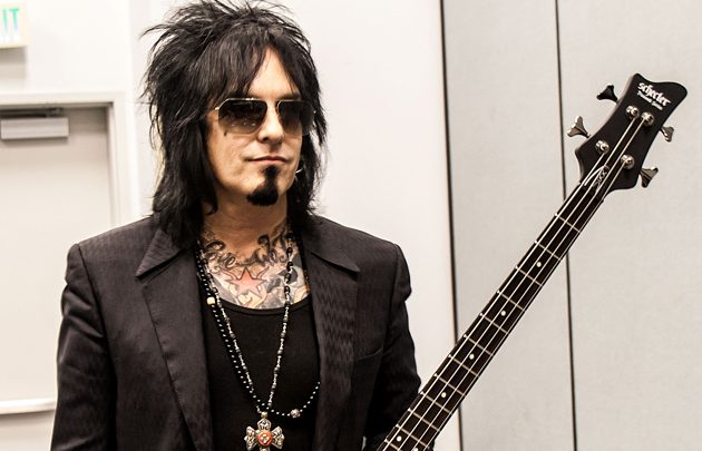 Mötley Crüe’s Nikki Sixx working at a record store