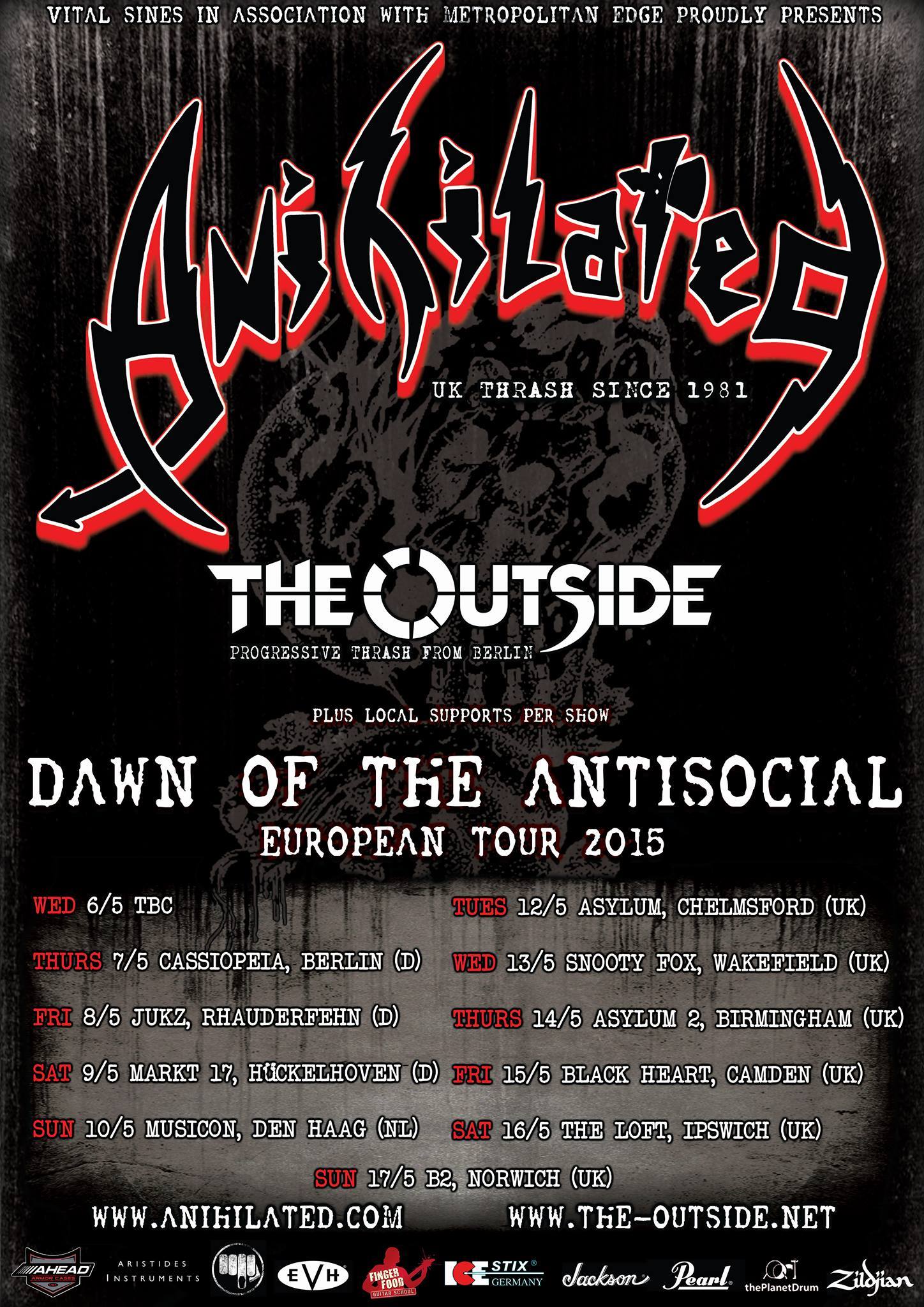 Anihilated Tour Poster
