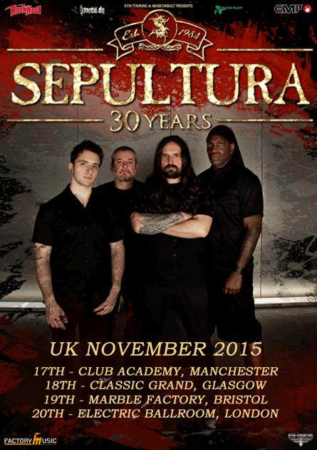 Sepultura 30 years