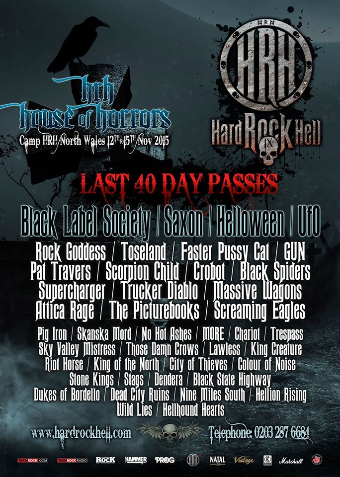 Faster Pussycat, GUN & Pat Travers join BLS, Saxon, Helloween & UFO for HRH9