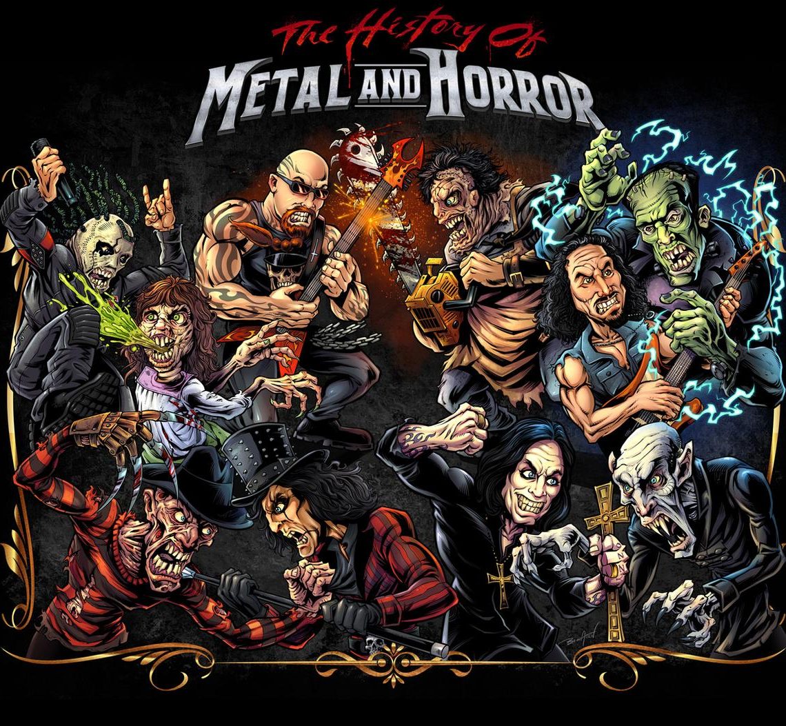 The history of metal and horror