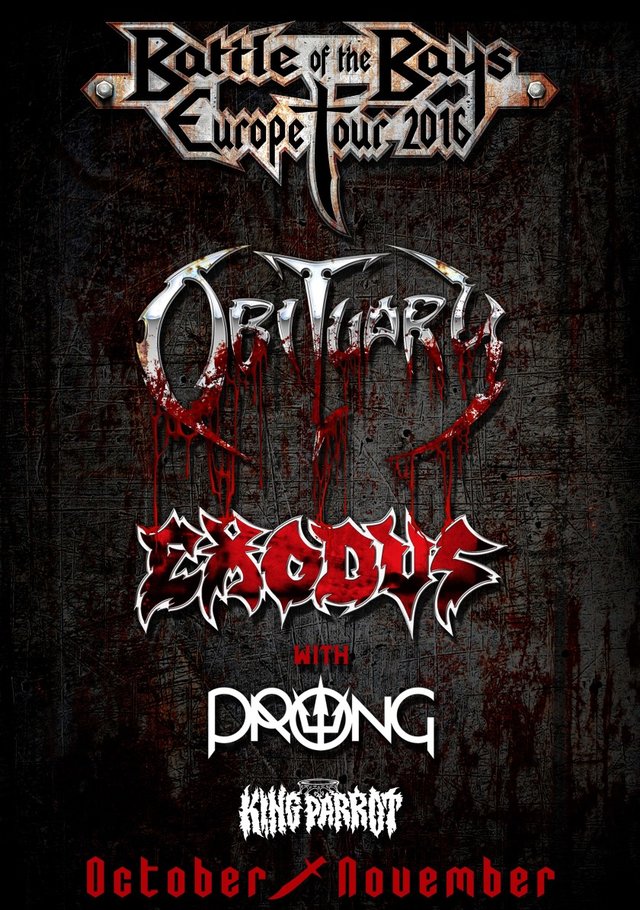 KING PARROT to tour Europe with Exodus and Obituary All About The Rock