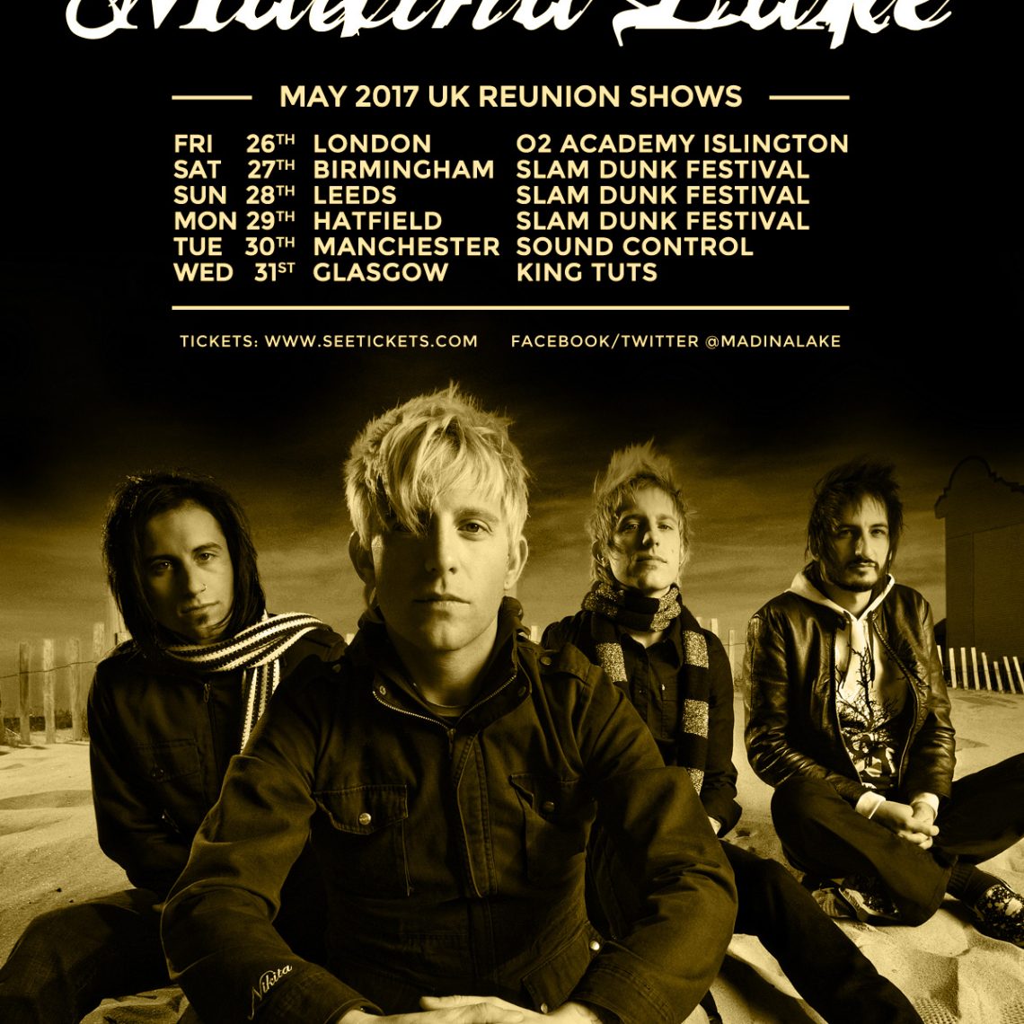 MADINA LAKE reform & announce UK shows inc Slam Dunk