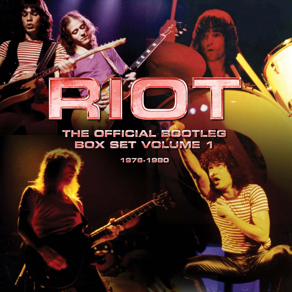 RIOT – THE OFFICIAL BOOTLEG BOX SET VOLUME 1 – 1976-1980: 6CD BOX SET