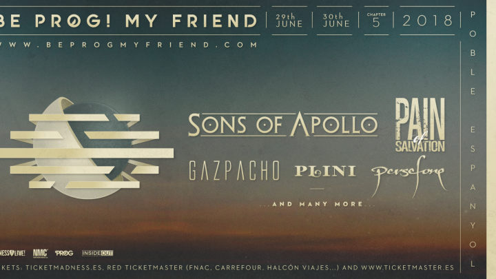 GAZPACHO & PERSEFONE ADDED TO THE BILL FOR BE PROG! MY FRIEND FESTIVAL 2018