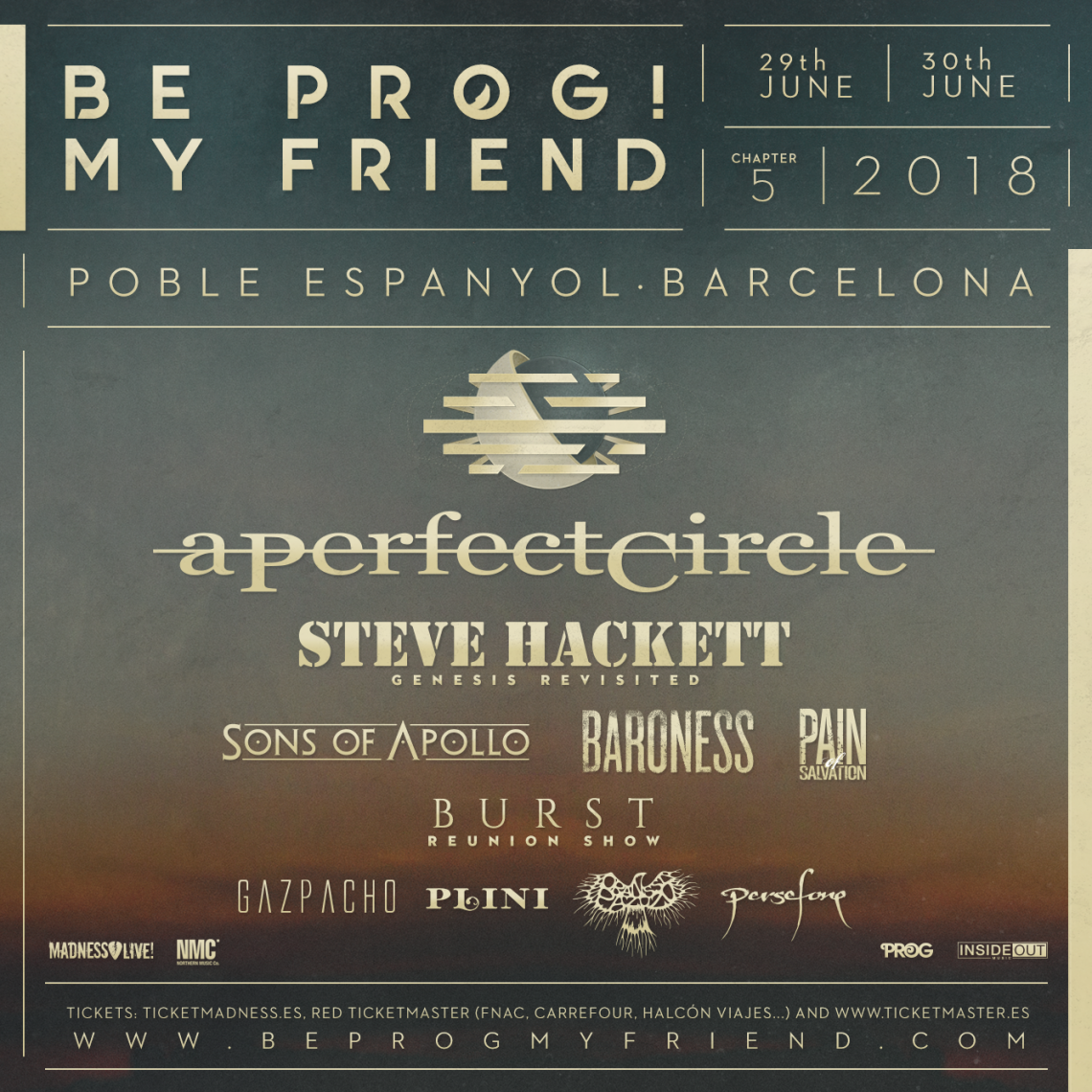 Steve Hackett to headline the Saturday of Be Prog! My Friend 2018 / Burst to reform at the festival