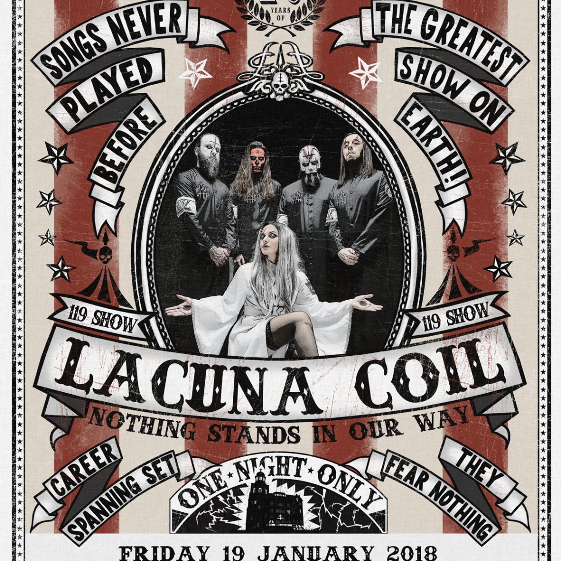 LACUNA COIL announce 20th anniversary show “Nothing Stands In Our Way”