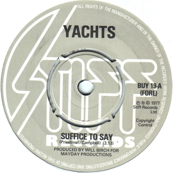 Yachts – Suffice To Say (The Complete Yachts Collection)