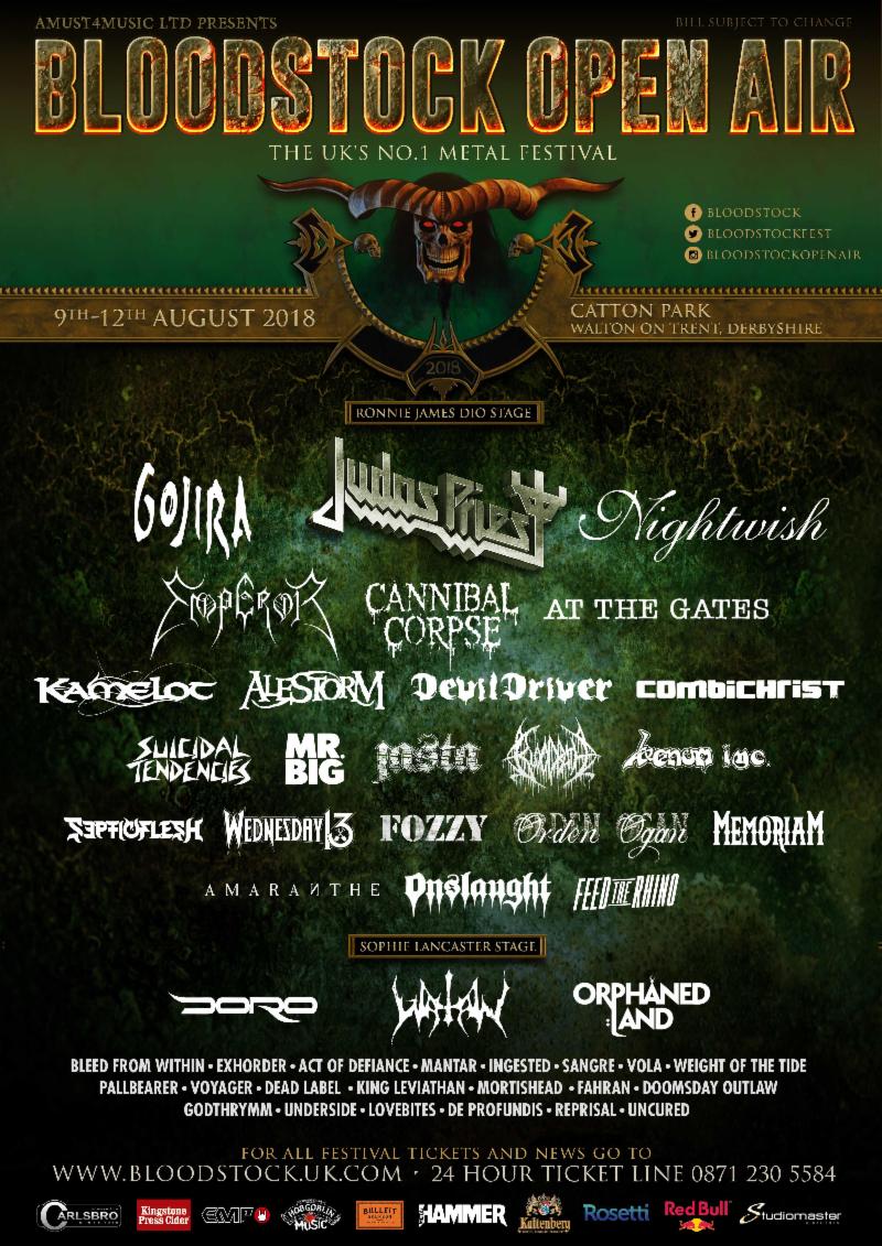 LUCKY FOR SOME, BLOODSTOCK ANNOUNCES THIRTEEN MORE BANDS