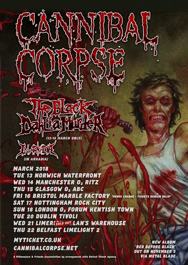 Cannibal Corpse- Kentish Town Forum (18/03/18)