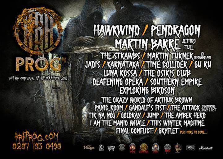 HRH PROG VII ADDS JETHRO TULL’S MARTIN BARRE AND  MORE AMAZING BANDS TO ITS ALREADY AWESOME LINE-UP!