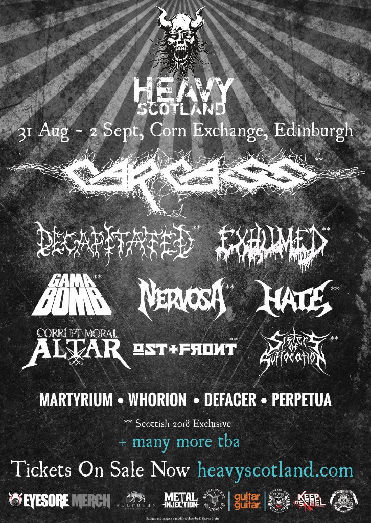 HEAVY SCOTLAND returns for 2018: Decapitated, Exhumed and more announced