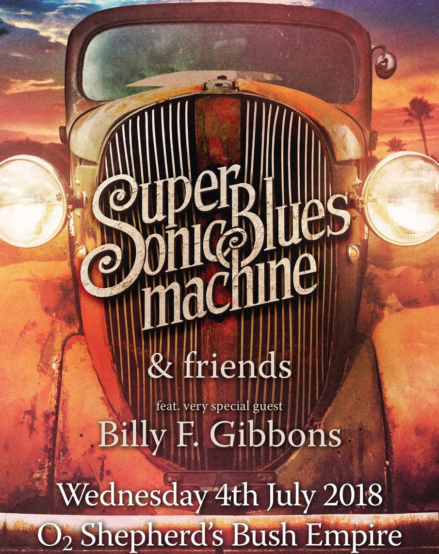 SUPERSONIC BLUES MACHINE & Friends Featuring very special guest BILLY F. GIBBONS