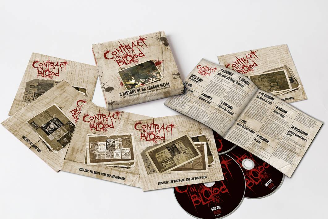 Contract In Blood: A History of UK Thrash Metal, 5 CD Boxset – Review