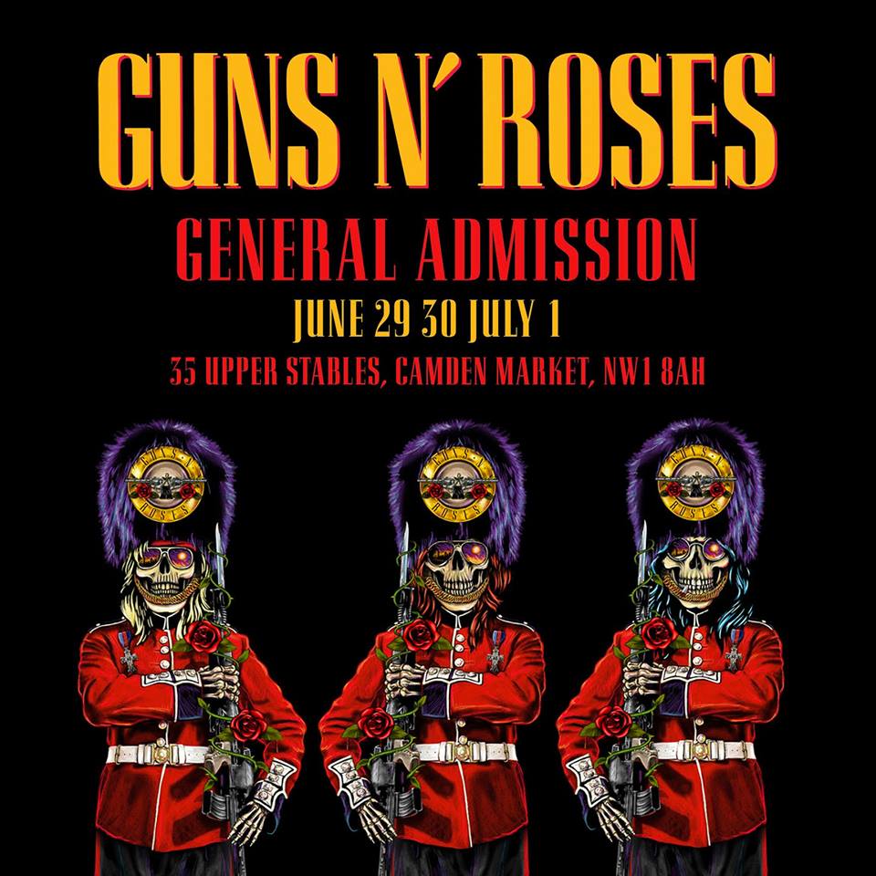 Guns N’ Roses announce London pop up event ‘General Admission’ opening this weekend