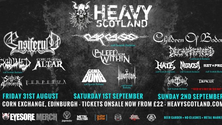 HEAVY SCOTLAND announce day splits and release day tickets