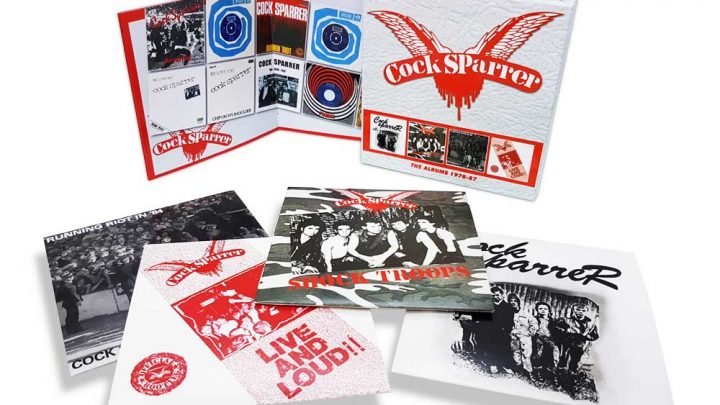 COCK SPARRER: THE ALBUMS 1978 – 87, 4CD CLAMSHELL BOX SET