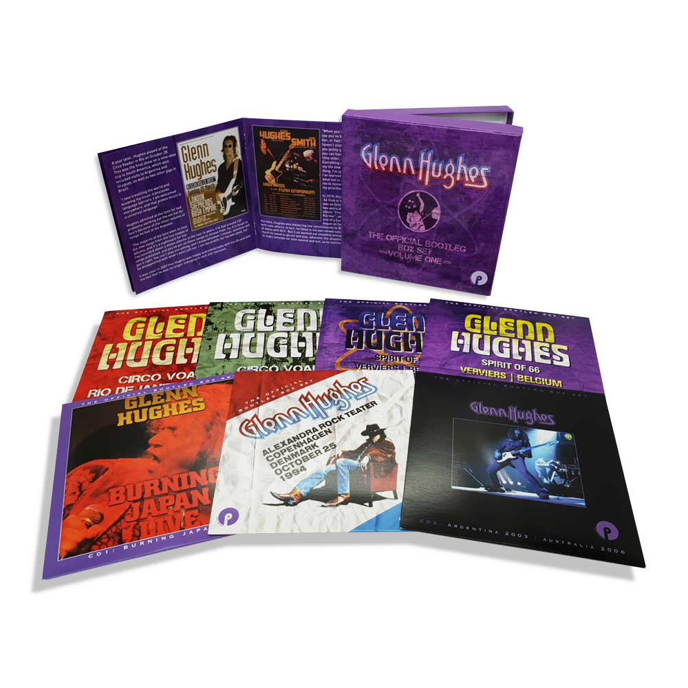 GLENN HUGHES: THE OFFICIAL BOOTLEG BOX SET: VOLUME ONE, 7CD REMASTERED BOXSET EDITION