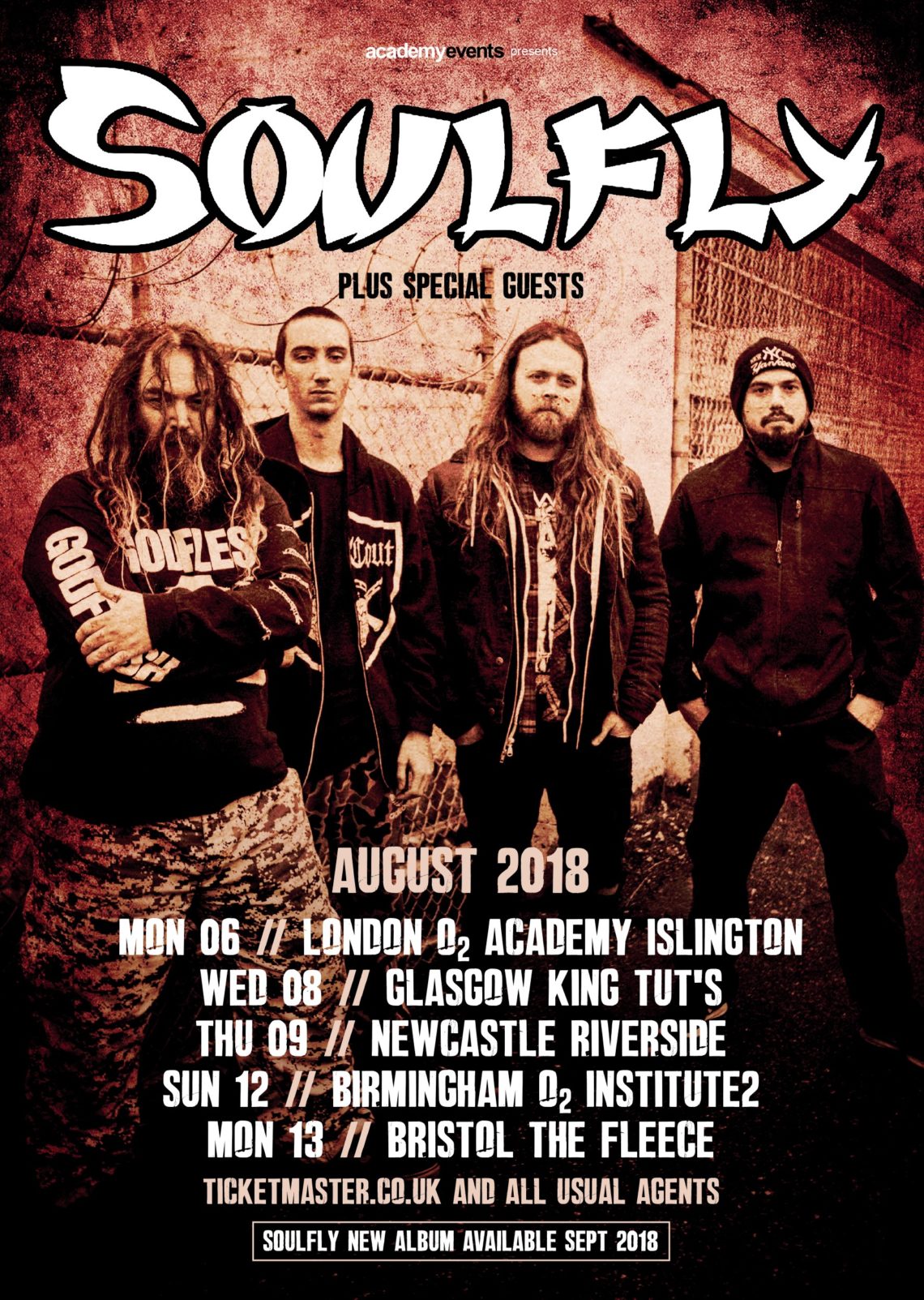 SOULFLY announce UK dates All About The Rock