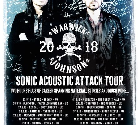 Warwick-Johnson – Announce UK And Europe Acoustic Tour In Autumn 2018