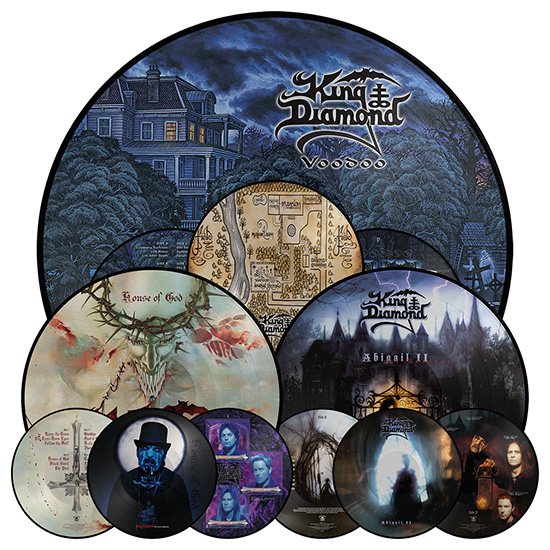 KING DIAMOND: ‘Abigail II: The Revenge’, ‘House of God’, ‘Voodoo’ LP re-issues now available via Metal Blade Records!