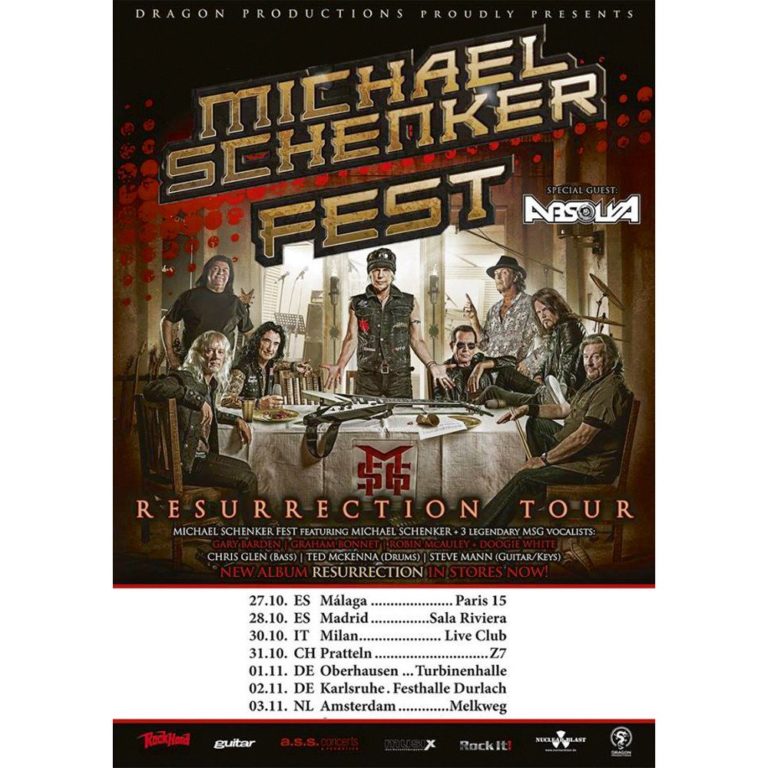 Absolva & Michael Schenker Tour Dates All About The Rock