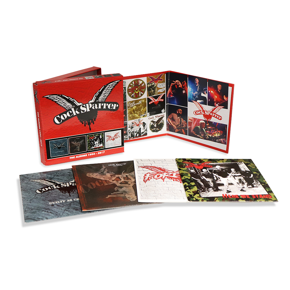 COCK SPARRER: THE ALBUMS: 1994-2017, 4CD CLAMSHELL BOX SET