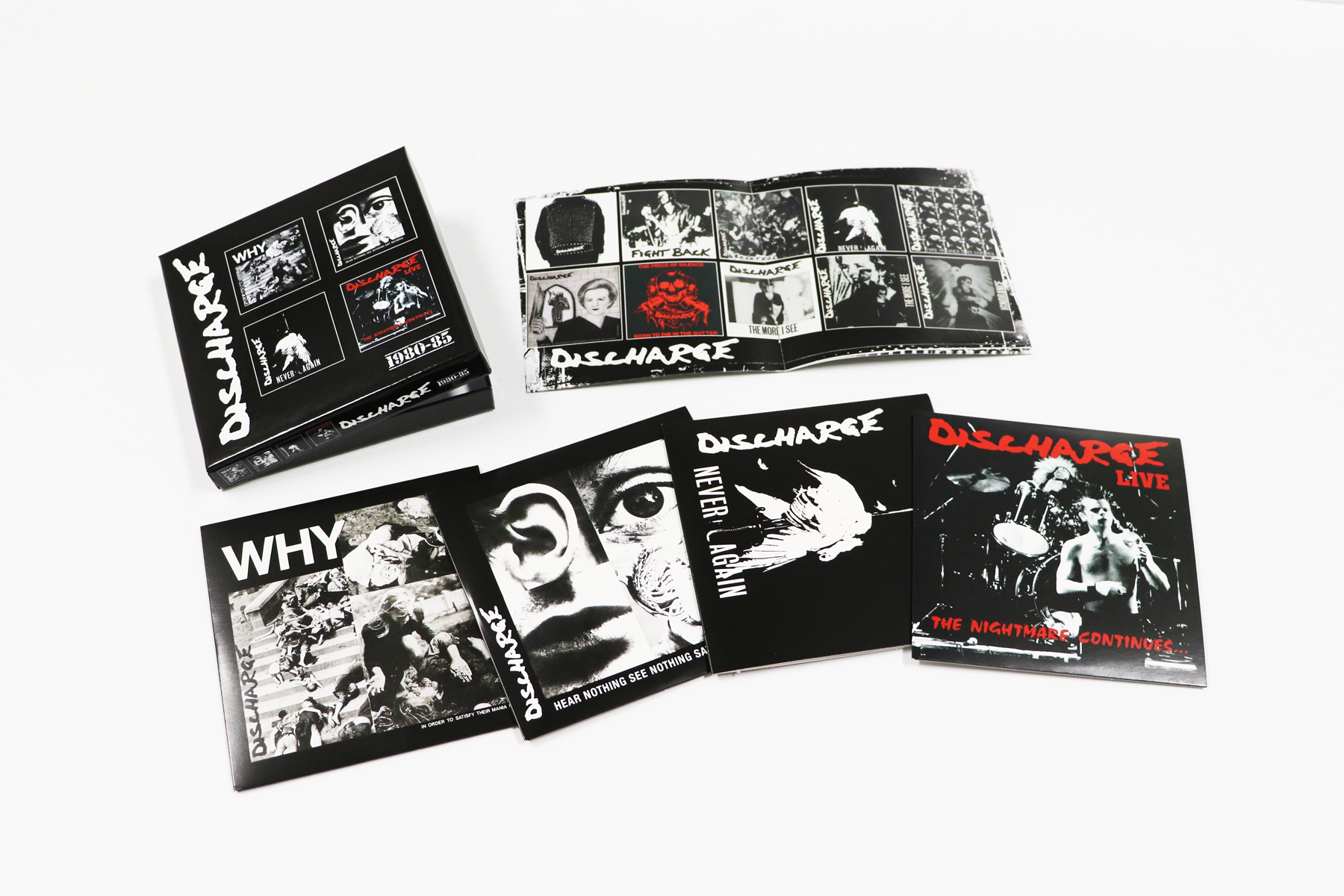 Discharge 1980 85 4cd Clamshell Boxset All About The Rock