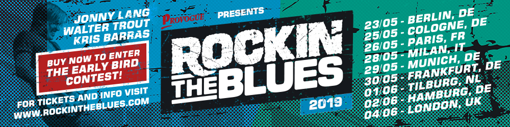 Rockin’ The Blues 2019 Tour feat. Jonny Lang, Walter Trout & Kris Barras