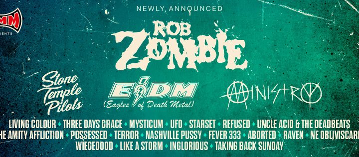 Rob Zombie, Stone Temple Pilots, Eagles Of Death Metal, Ministry and others have been added to the line-up of GMM