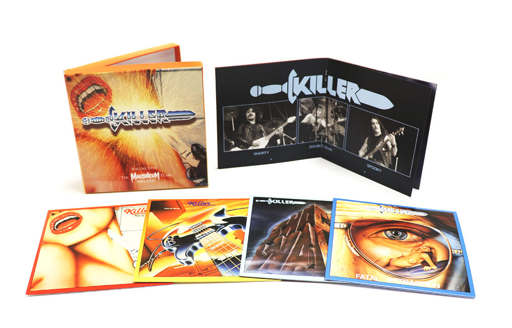 Killer: Volume One, The Mausoleum Years 1981-1990, 4CD Clamshell Boxset