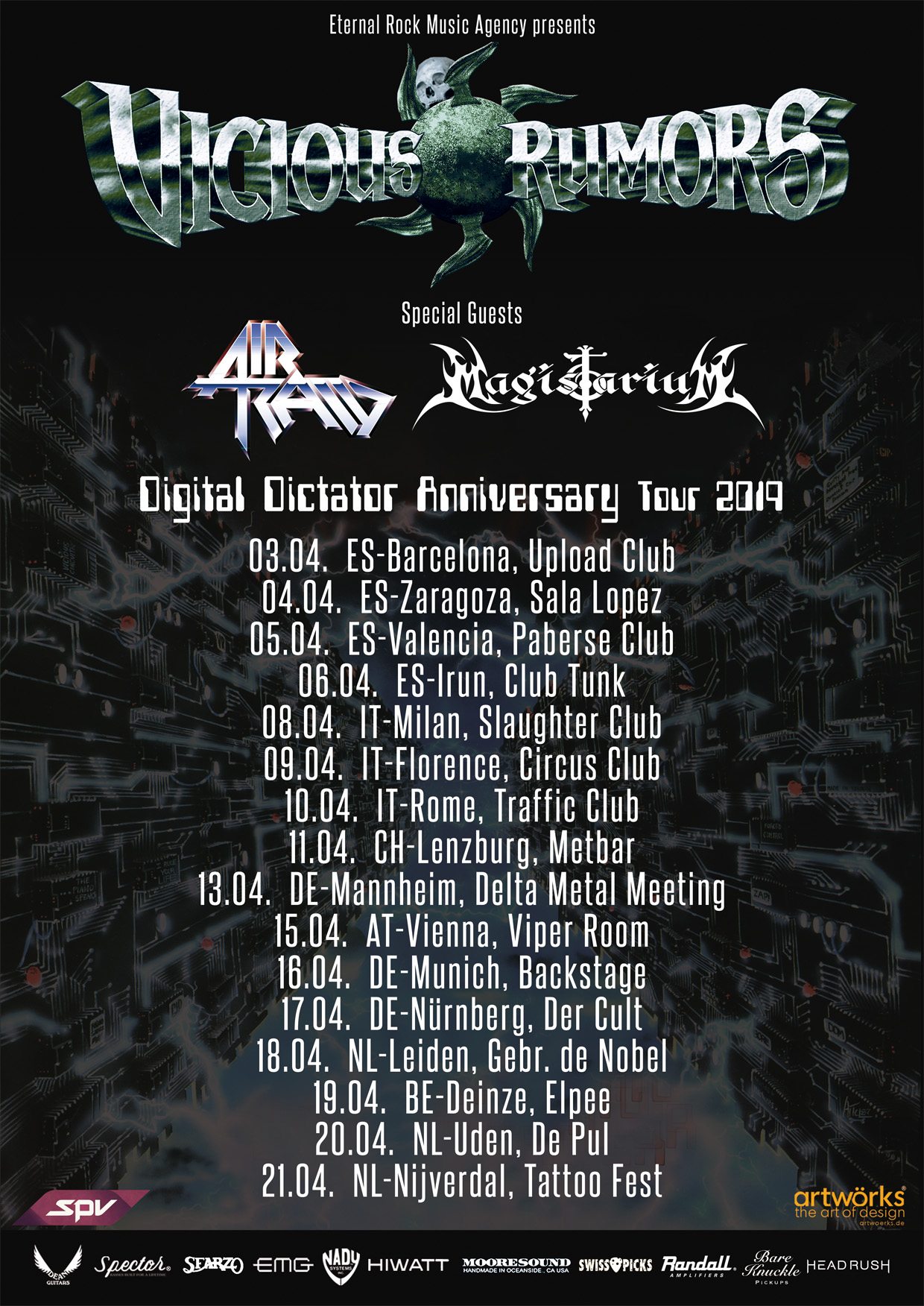 VICIOUS RUMORS announce 