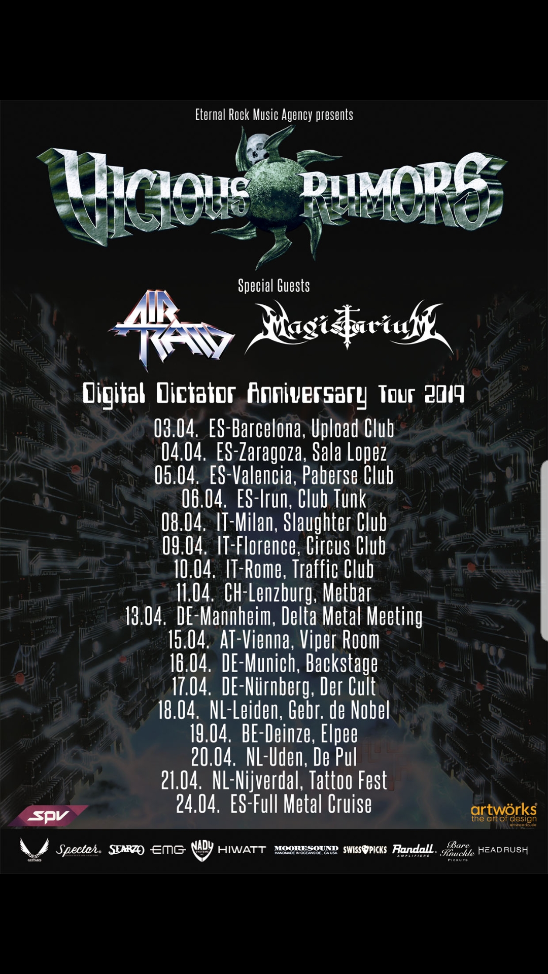 VICIOUS RUMORS announce 