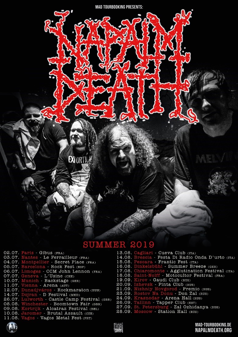 death band tour dates