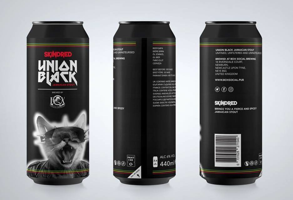 Skindred & Box Social Brewing launch Union Black Jamaican Stout . (A Heady Brew That Brings People Together)