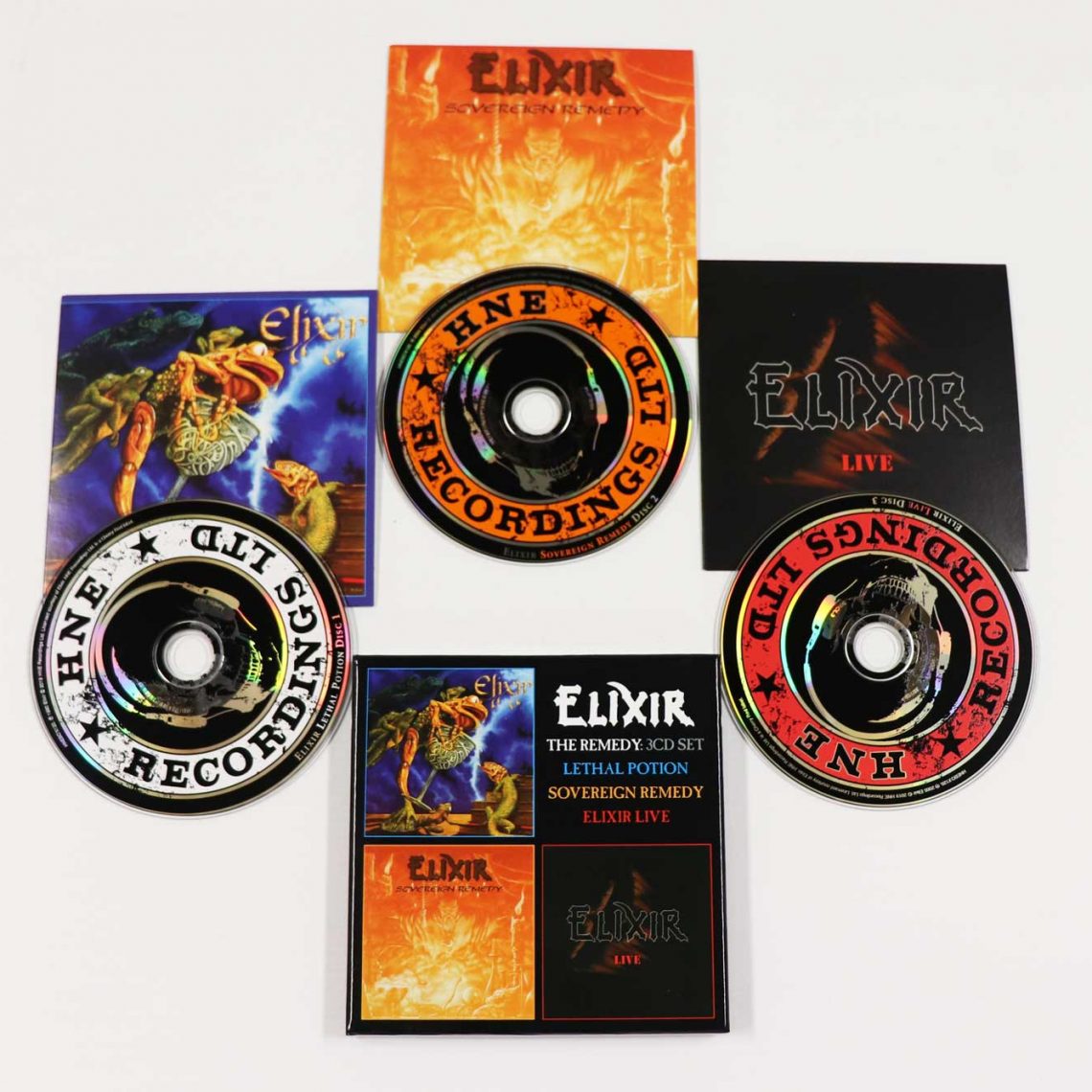 Elixir: The Remedy: Lethal Potion / Sovereign Remedy / Elixir Live, 3CD Remastered Boxset Edition