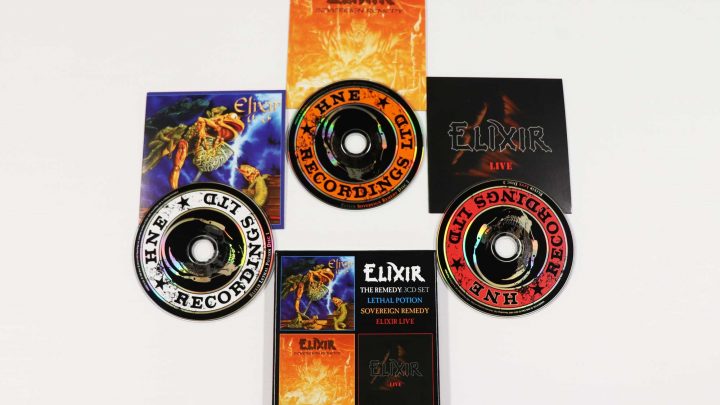 Elixir: The Remedy: Lethal Potion / Sovereign Remedy / Elixir Live, 3CD Remastered Boxset Edition