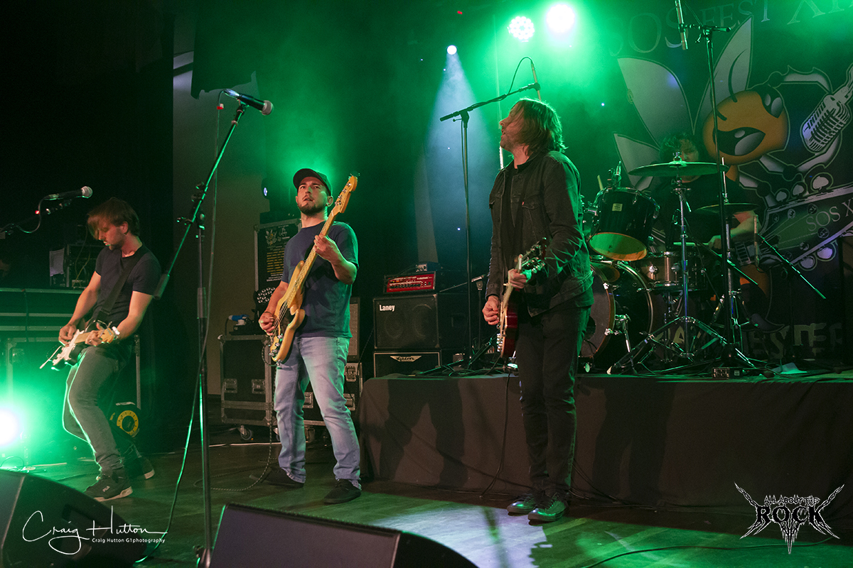 Band playing live at SOS Festival XII