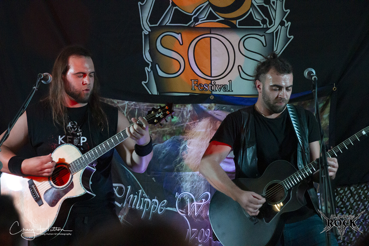 Band playing live at SOS Festival XII