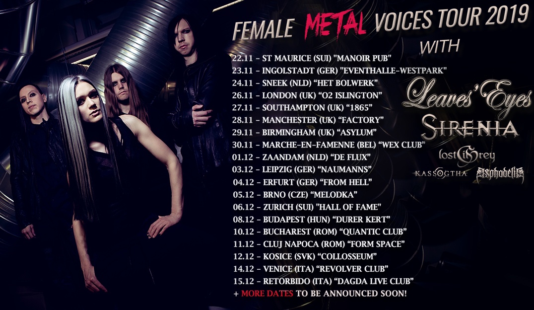 FOREVER STILL – to join LEAVES EYES and SIRENIA on FMV tour 2019