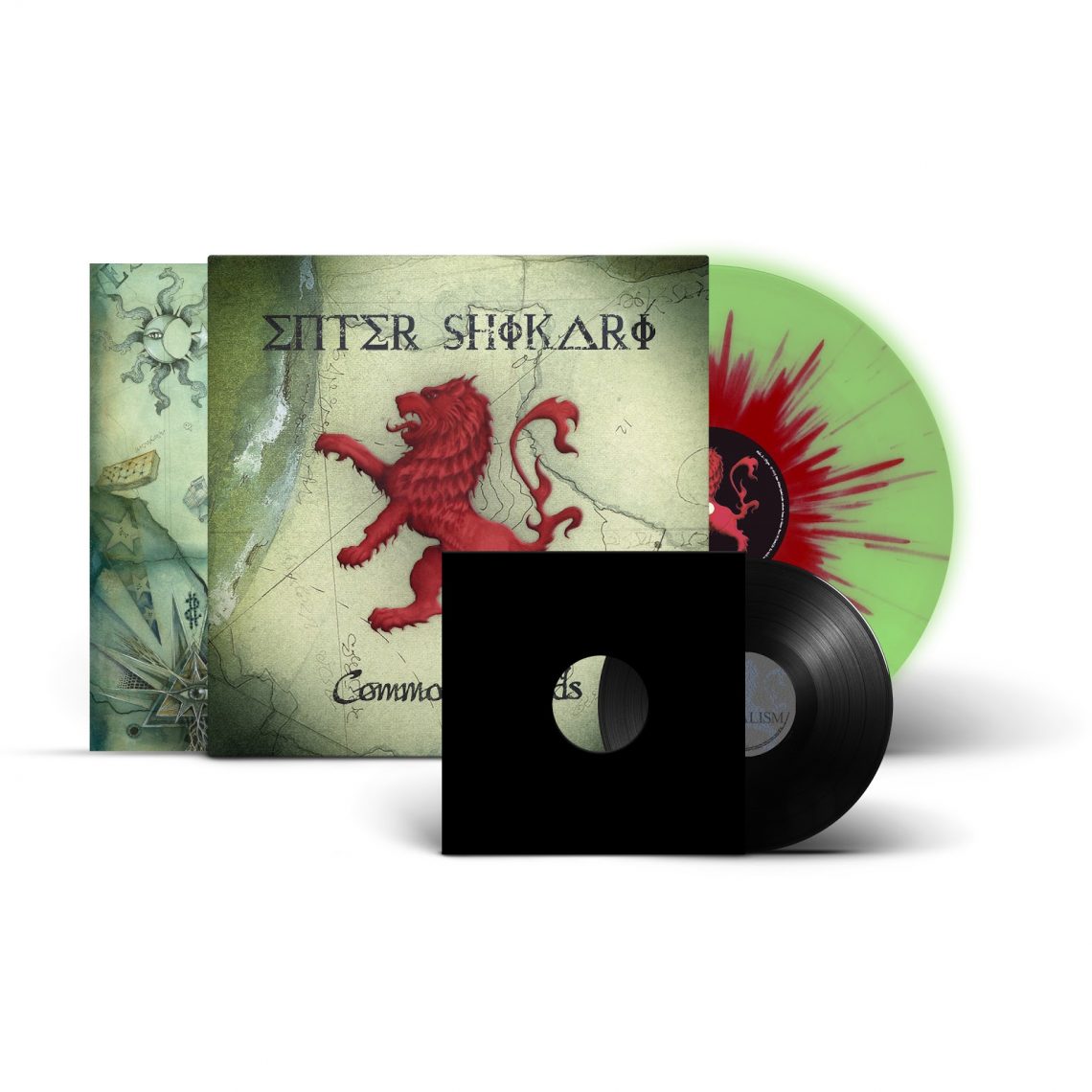 Enter Shikari ‘Common Dreads (10th Anniversary Edition)’ limited edition green glow in the dark with red splatter vinyl