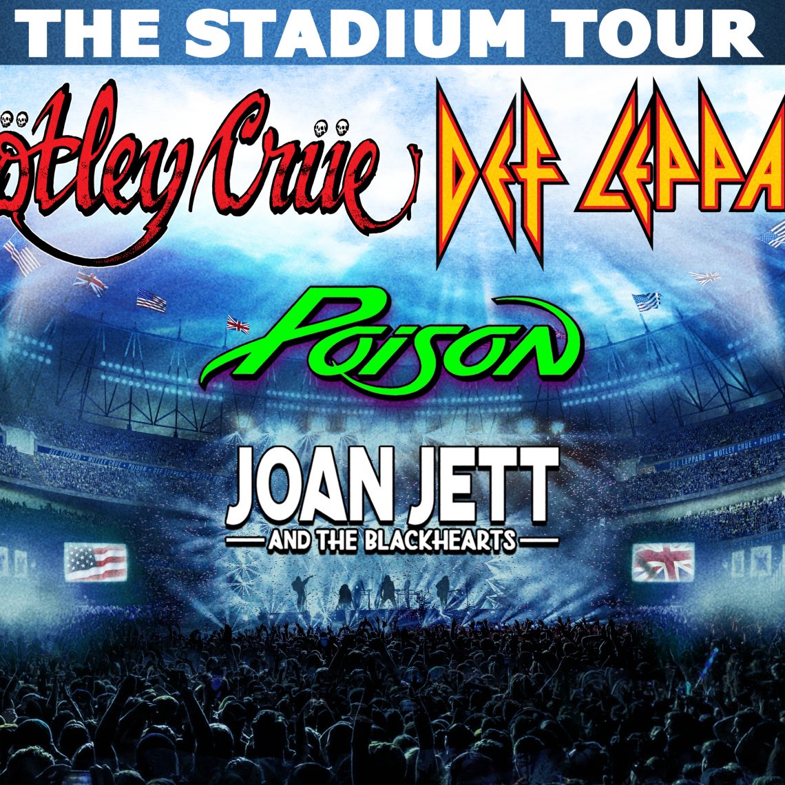 MOTLEY CRUE Stadium tour 2020 - All About The Rock