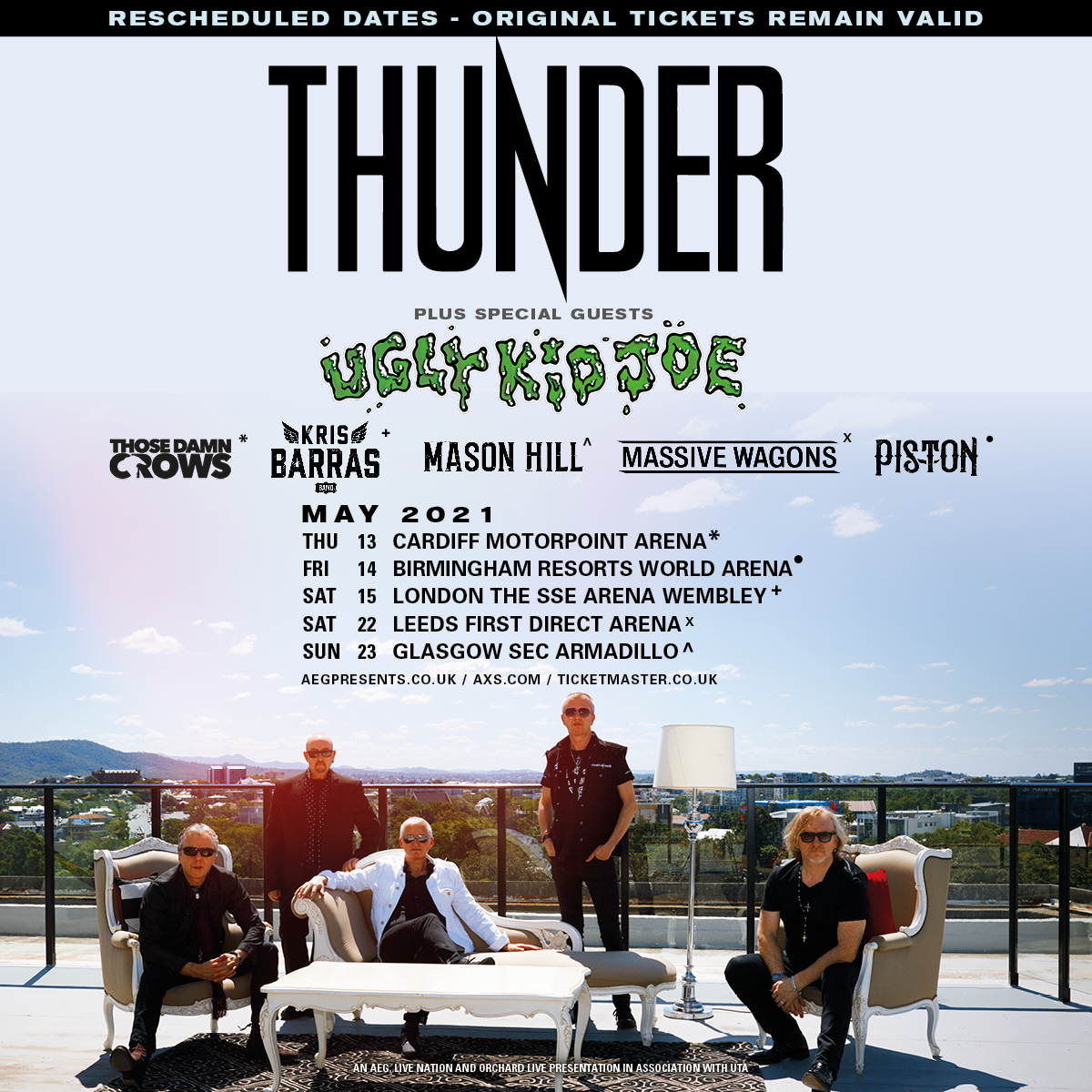 Thunder 2020 UK Tour Statement All About The Rock