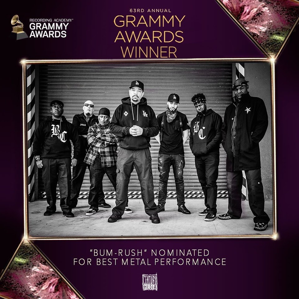 BODY COUNT WINS “BEST METAL PERFORMANCE” AT THE 63RD ANNUAL GRAMMY