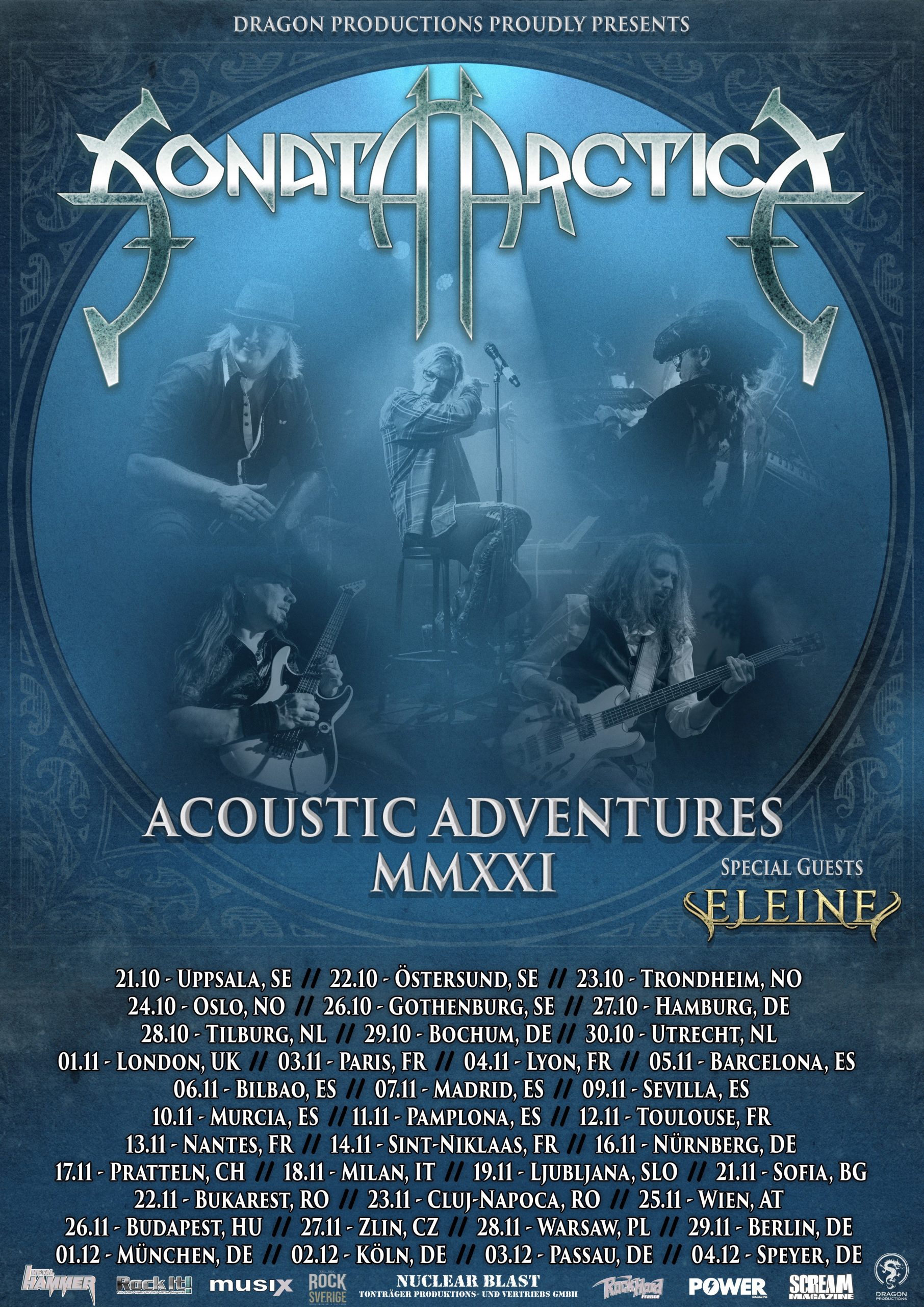 sonata arctica acoustic tour