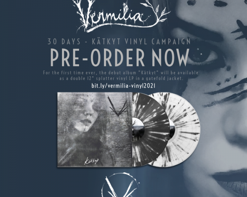 Vermilia Launches 30-Day Pre-Order Campaign For ”Kätkyt” Vinyl Release